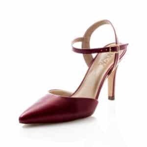 Scarpin Couro Vermelho