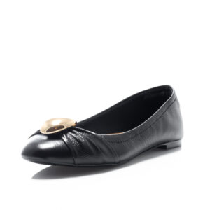 Sapatilha Couro Preto