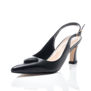 Scarpin Couro Preto