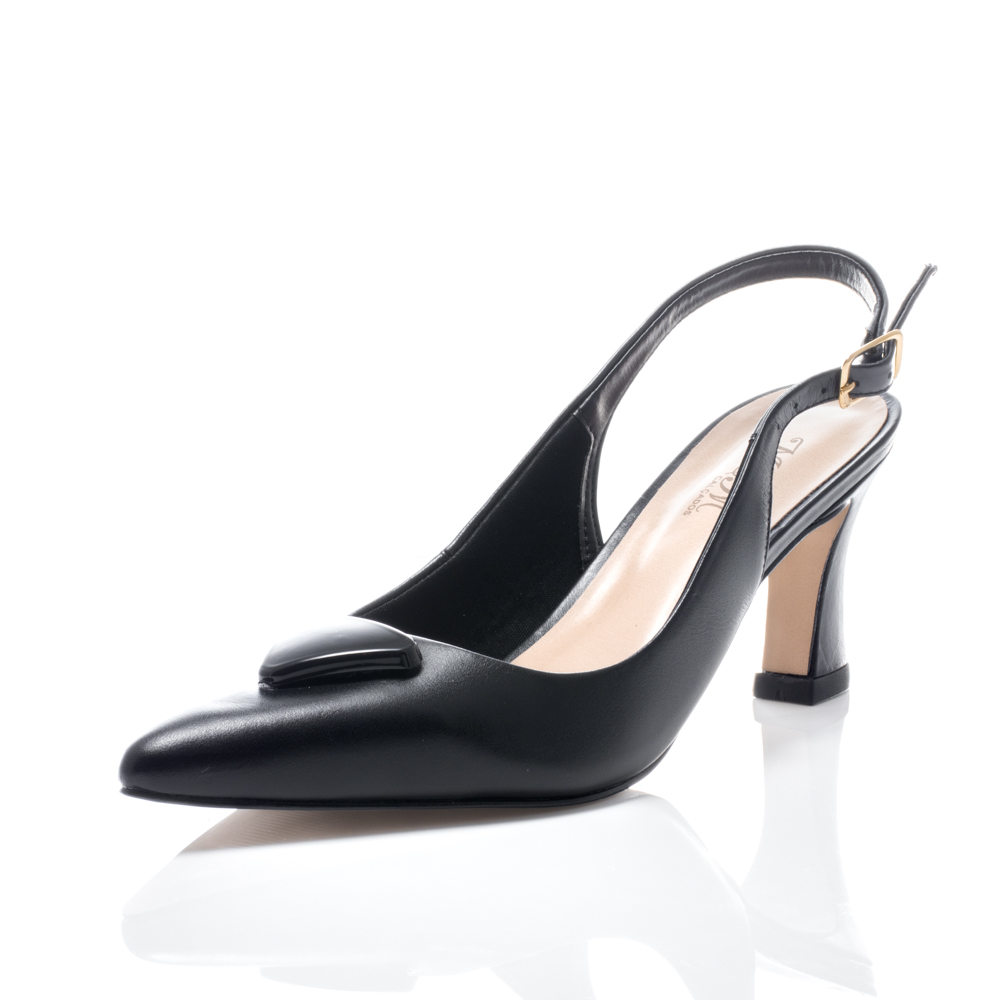 Scarpin Couro Preto