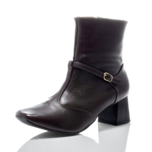 Bota Couro Marrom