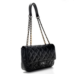 Bolsa Couro Preto