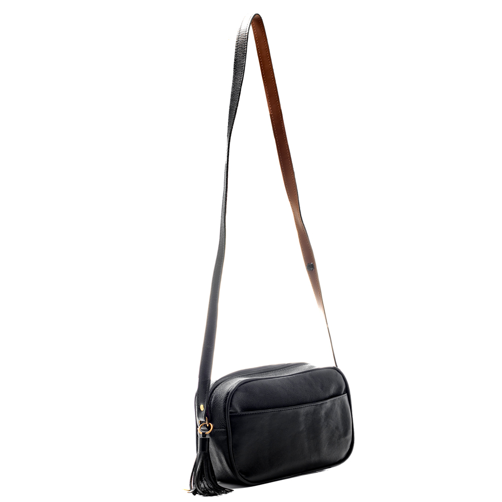 Bolsa Couro Preto